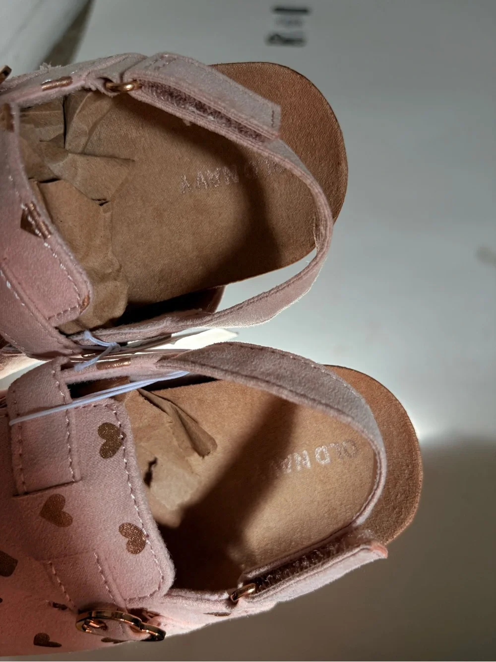 Old Navy Toddler Girl Pink Faux-Suede Heart Clogs - NWT  SIZE 9)